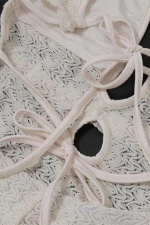 Lace Backless Plunge Neck Maxi Dress