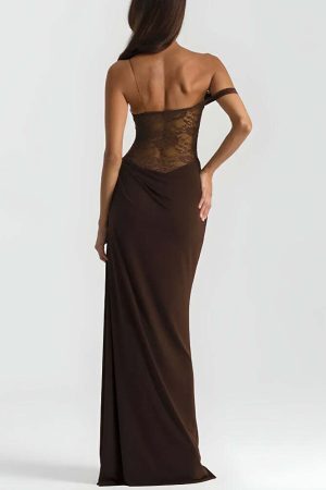 Lace Bodice Maxi Dress