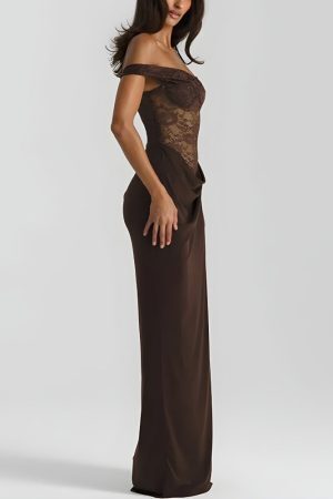 Lace Bodice Maxi Dress
