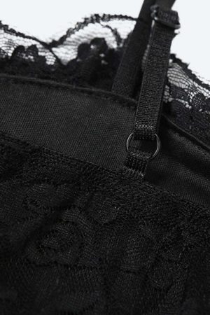 Lace Sheer Mini Dress