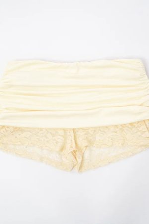 Lace Top & Bodysuit Two Piece Set