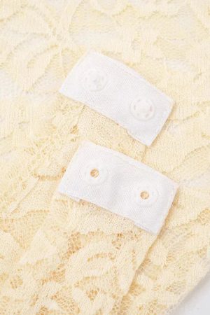 Lace Top & Bodysuit Two Piece Set