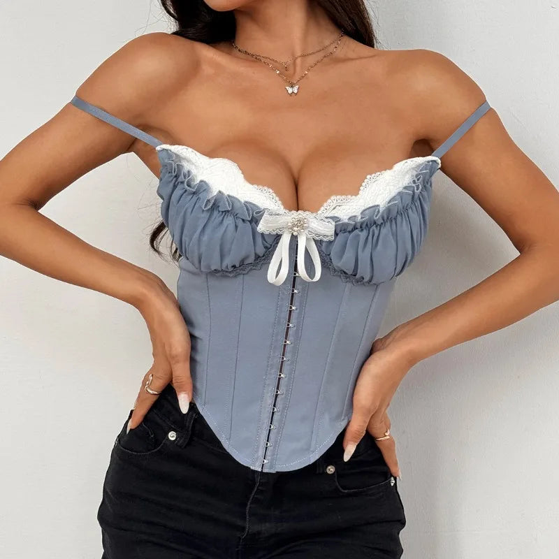 Layered Bust Corset Top Layered Bust Corset Top