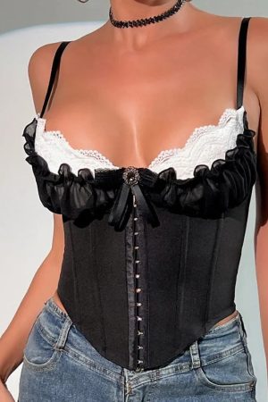 Layered Bust Corset Top