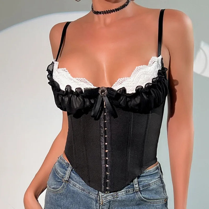 Layered Bust Corset Top Layered Bust Corset Top
