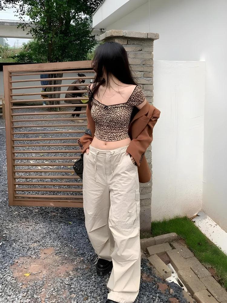 Leopard Bodycon Crop Top Leopard Bodycon Crop Top