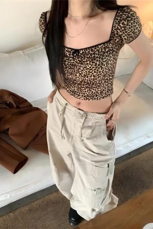 Leopard Bodycon Crop Top