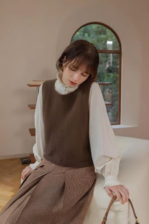 Light Academia Classic Sweater Vest