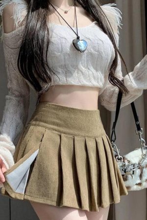 Light Academia Mini Skort