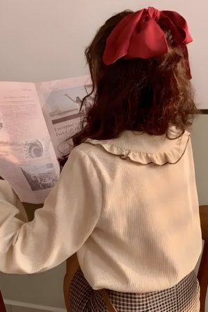 Light Academia Sweater Top