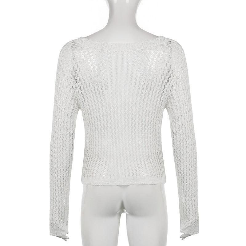 Long Sleeve Fishnet Top Long Sleeve Fishnet Top