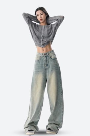 Low Rise Baggy Denim Jeans