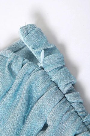 Mermaidcore Glitter Mini Dress