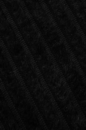 Mesh Sleeve Off Shoulder Crop Top