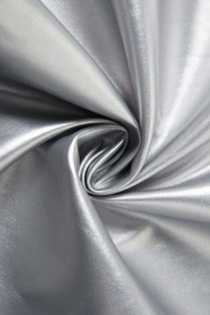 Metallic Silver Maxi Dress