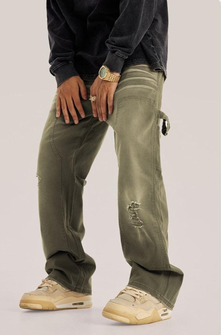 Mid Rise Washed Distressed Jeans Mid Rise Washed Distressed Jeans