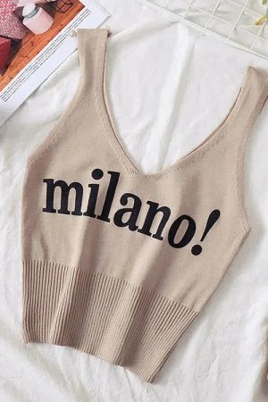 Milano Knitted Tank Top