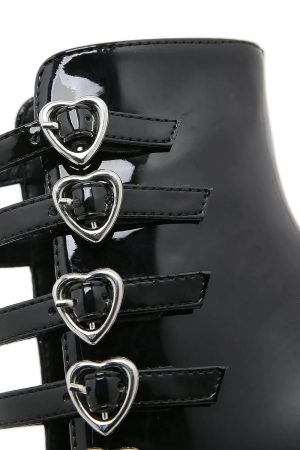 Multi Strap Platform Heels