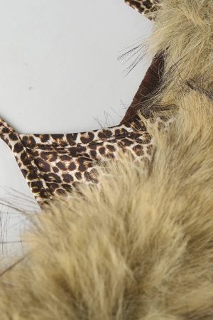 Off Shoulder Faux Fur Top