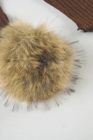 Off Shoulder Faux Fur Top