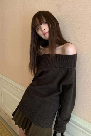 Off Shoulder Sweater