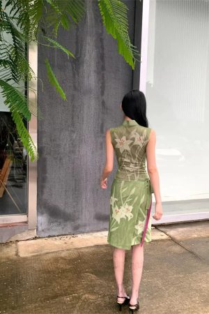 Orchid Top & Midi Skirt Two Piece Set