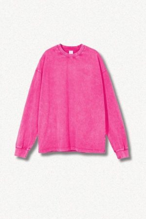 Oversized Washed Basic Tee