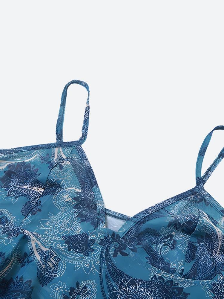 Paisley Mesh Crop Top Paisley Mesh Crop Top