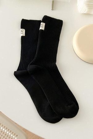 Pastel Colors Mid Cut Socks