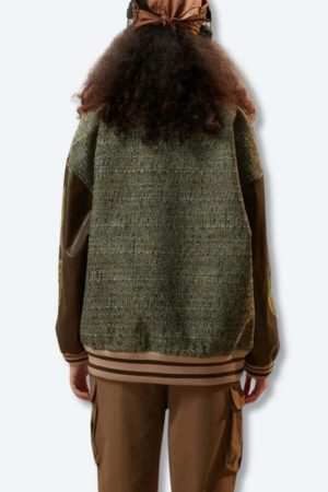 Patchwork Bomber Jacket