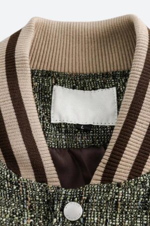 Patchwork Bomber Jacket