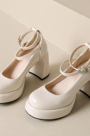 Patent Leather Mary Jane High Heels