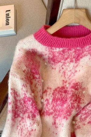 Pearl Beaded Soft Touch Knitted Sweater