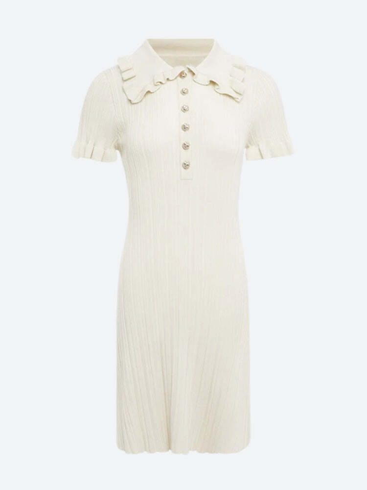 Peter Pan Collar Mini Dress Peter Pan Collar Mini Dress