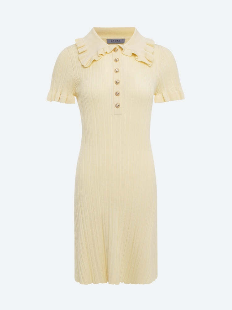 Peter Pan Collar Mini Dress Peter Pan Collar Mini Dress