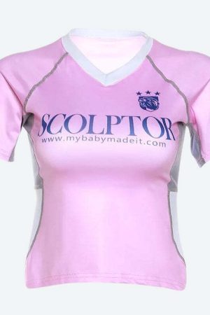 Pink Jersey Top