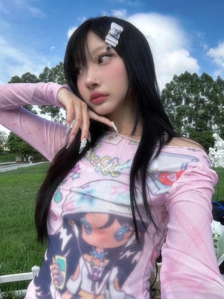 Pink Mesh Top Pink Mesh Top