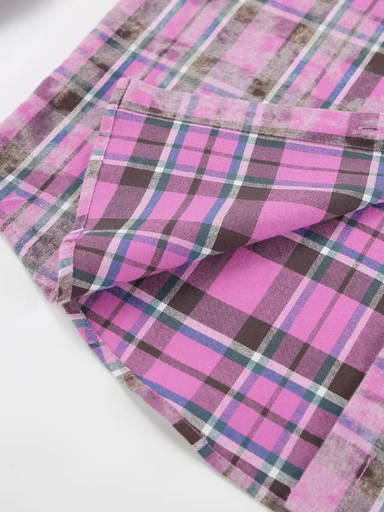Pink Plaid Shirt Pink Plaid Shirt