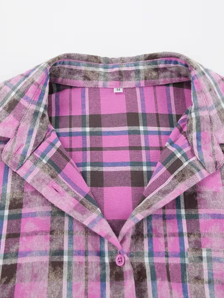 Pink Plaid Shirt Pink Plaid Shirt