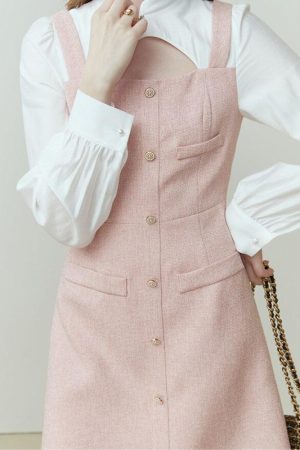 Pink Preppy Mini Dress