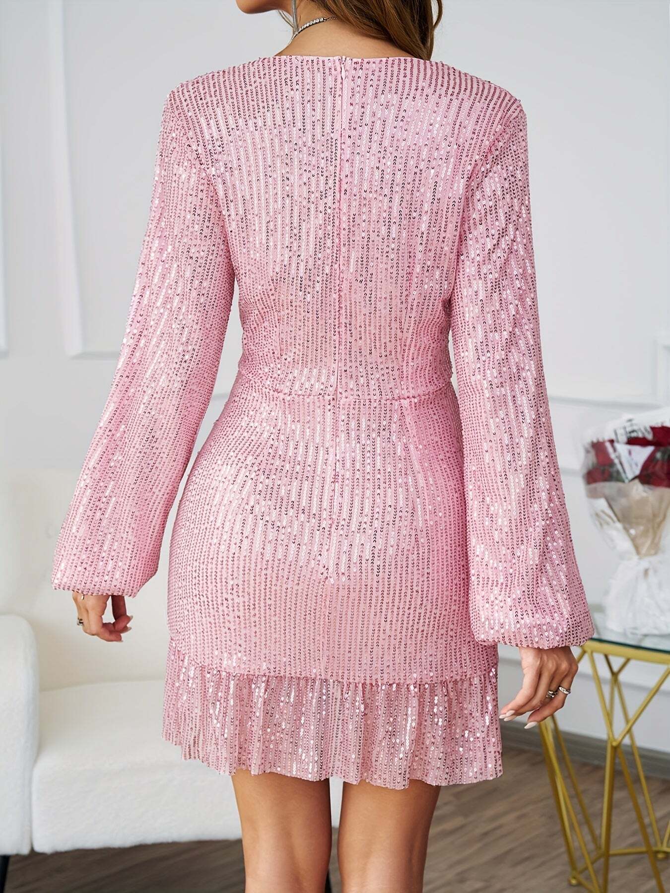 Pink Sequin Dress Pink Sequin Dress