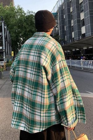 Plaid Flannel Men Shirt