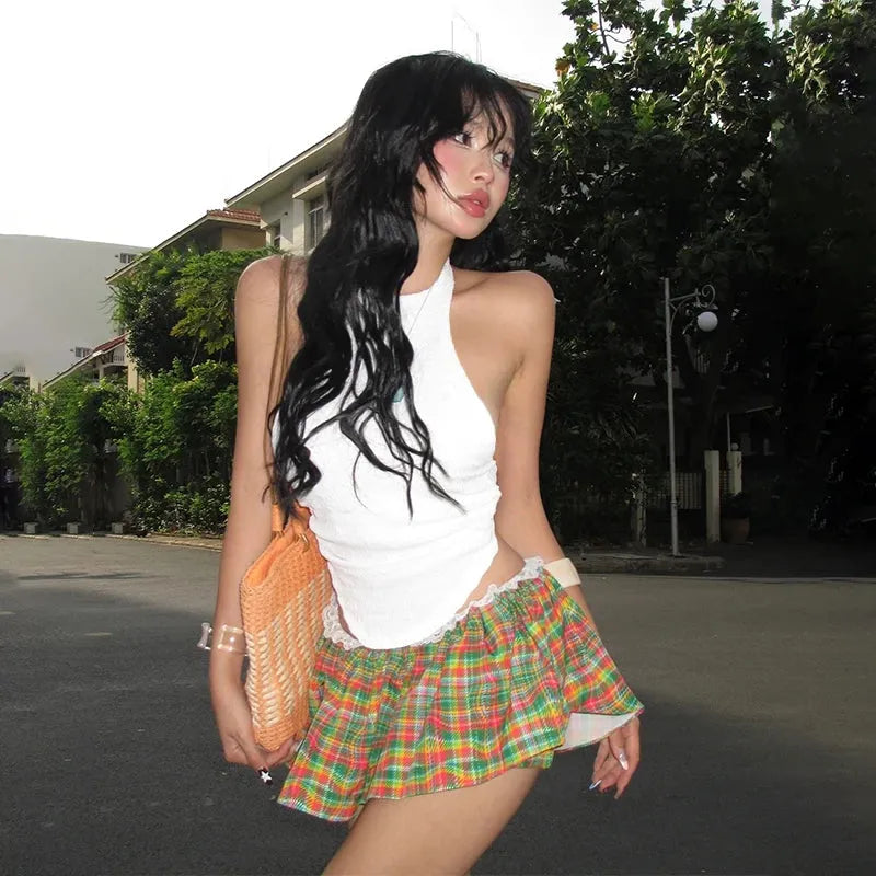 Plaid Mini Skort Plaid Mini Skort