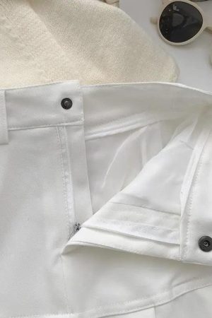 Pleated College Mini Skirt