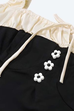 Pleated Hem Mini Dress