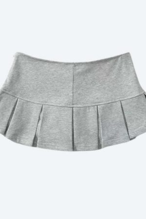 Pleated Micro Mini Skort