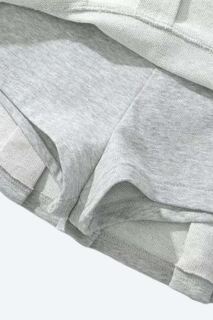 Pleated Micro Mini Skort