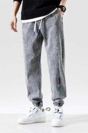 Plus Size Casual Jogger Jeans