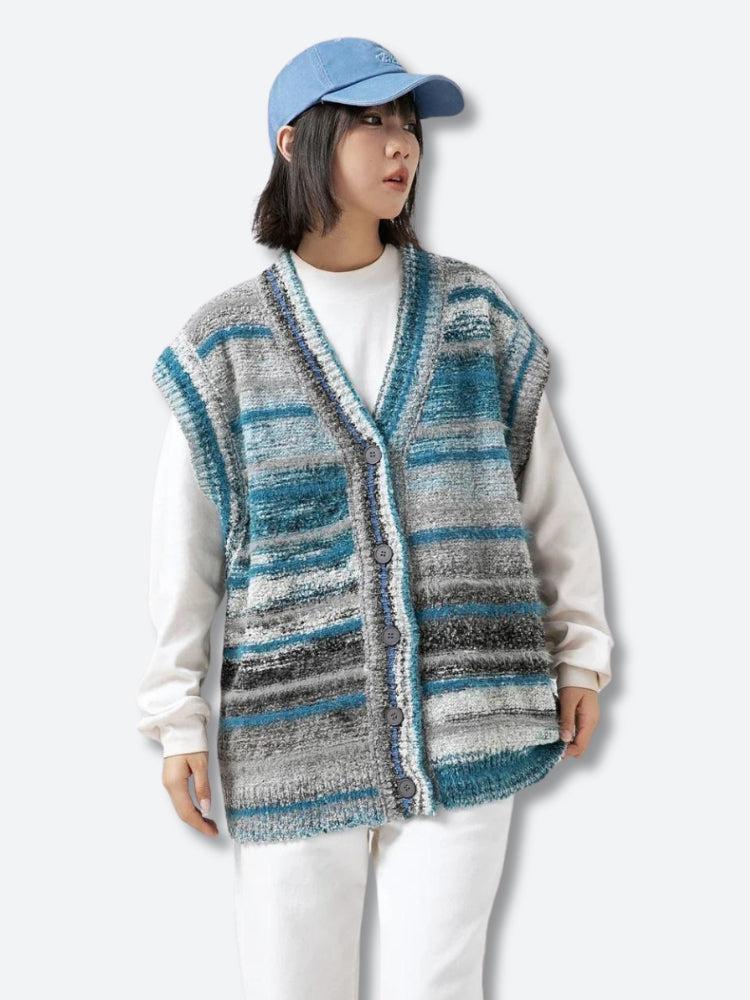 Plush Knitted Cardigan Vest Plush Knitted Cardigan Vest