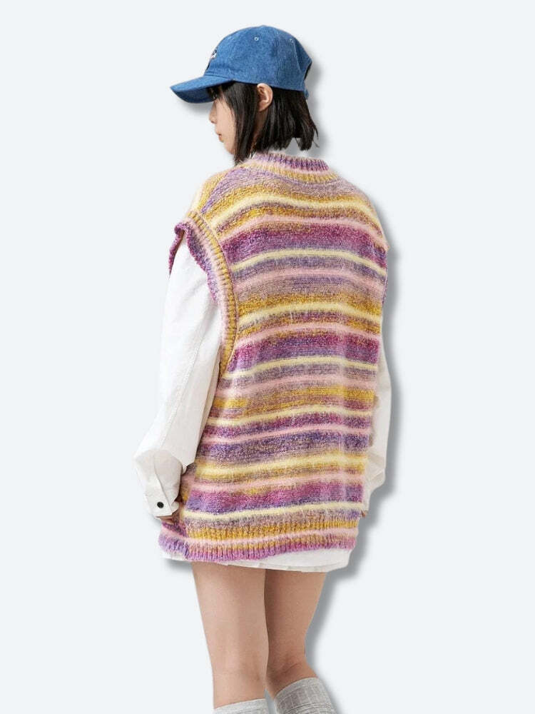 Plush Knitted Cardigan Vest Plush Knitted Cardigan Vest